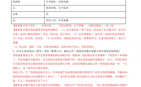 ❤阶段检测02文学类文本阅读（小说、散文）（统编版全国通用）（解析版）_120中考语文全套复习_中考语文复习总复习_一轮复习资料_完2024年中考语文一轮复习讲义练习（全国通用）