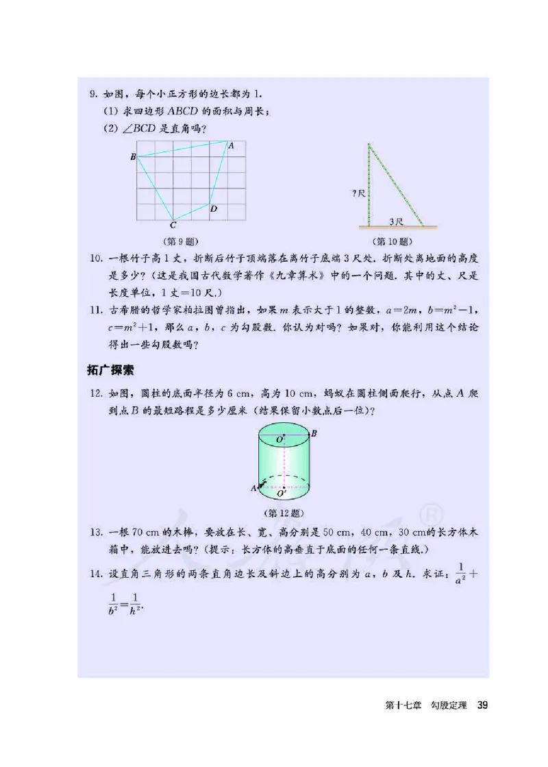 人教版8年级数学下册高清教材_4-教培资料-26年最新资料-同步更新_初中高中教资_03科三专项（进去保存报考的学科即可）_02科三专项（笔记真题思维导图教学设计版本二）_90