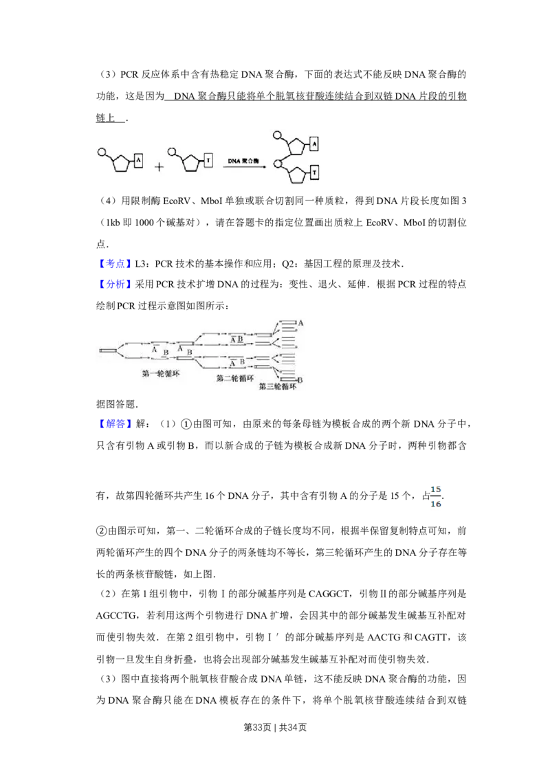 2011年高考生物试卷（江苏）（解析卷）_1.高考2025全国各省真题+答案_01.2008-2024全国高考真题（按省份分类）_10.江苏_2008-2024&middot;（江苏）生物高考真题