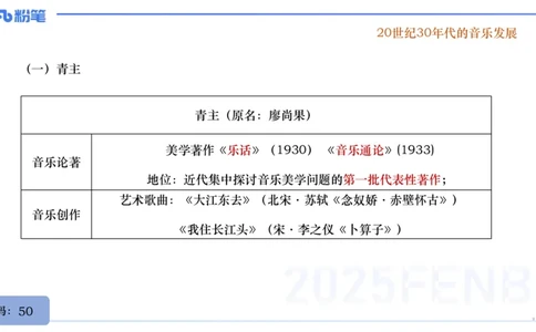 25上教资系统理论精讲-中国音乐史+-3倩芊_4-教培资料-26年最新资料-同步更新_初中高中教资_03科三专项（进去保存报考的学科即可）_初中_初中音乐-通关资料科包_1.理论精讲