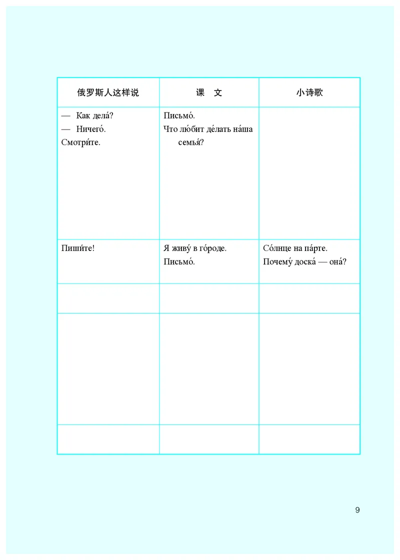 人教版7年级俄语全一册高清教材_4-教培资料-26年最新资料-同步更新_初中高中教资_03科三专项（进去保存报考的学科即可）_02科三专项（笔记真题思维导图教学设计版本二）