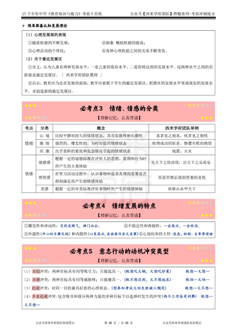 25下中学-教育知识-考前十页纸_4-教培资料-26年最新资料-同步更新_初中高中教资_2025下中学教资笔试_中学冲刺急救包_中学.考前十页纸