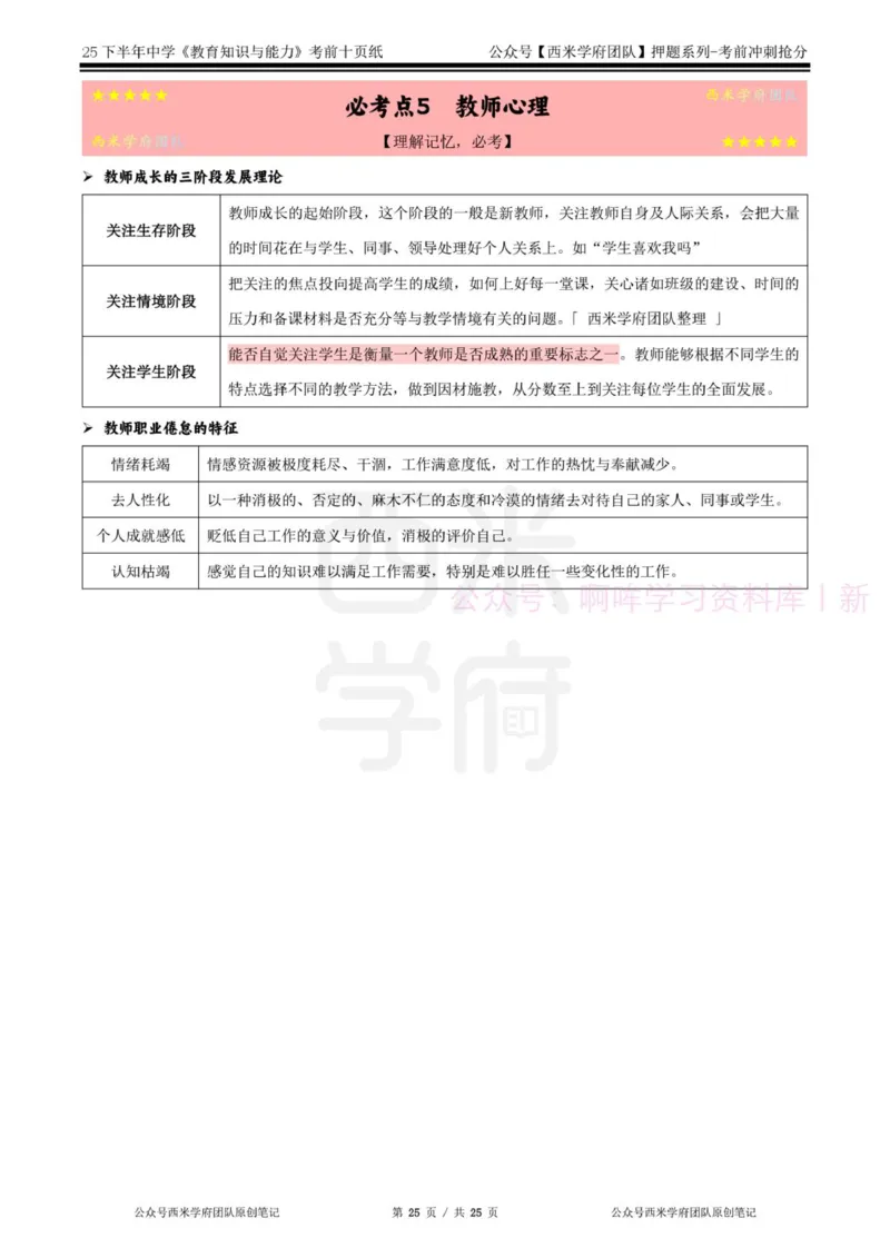 25下中学-教育知识-考前十页纸_4-教培资料-26年最新资料-同步更新_初中高中教资_2025下中学教资笔试_中学冲刺急救包_中学.考前十页纸