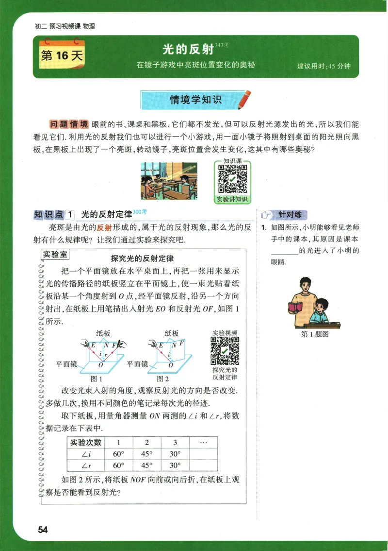 2025版《初二预习视频课》物理_2026万唯系列预习复习_2025版《万唯初中预习视频课》789年级上册多版本_2025版万唯初二预习视频课物理人教版上册