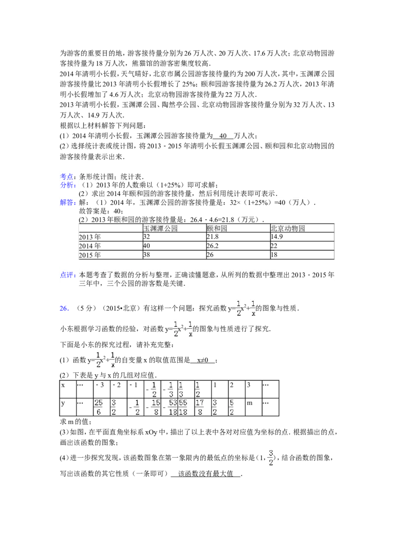 2015年北京市中考数学试题与答案_中考真题_2.数学中考真题2015-2024年_地区卷_北京中考数学05-23