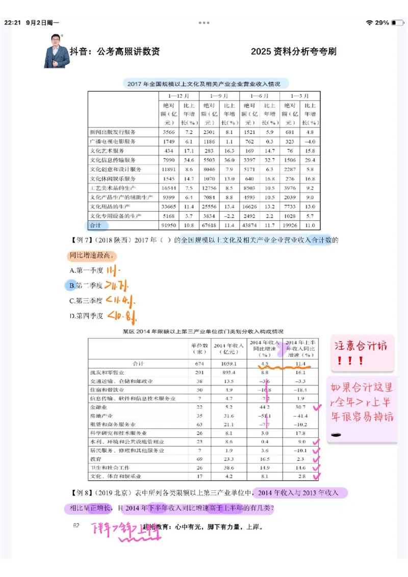 2025高照夸夸刷第四节笔记_2026考公资料_（06）高照_高照资料笔记合集_高照丨25资料分析夸夸刷听课笔记