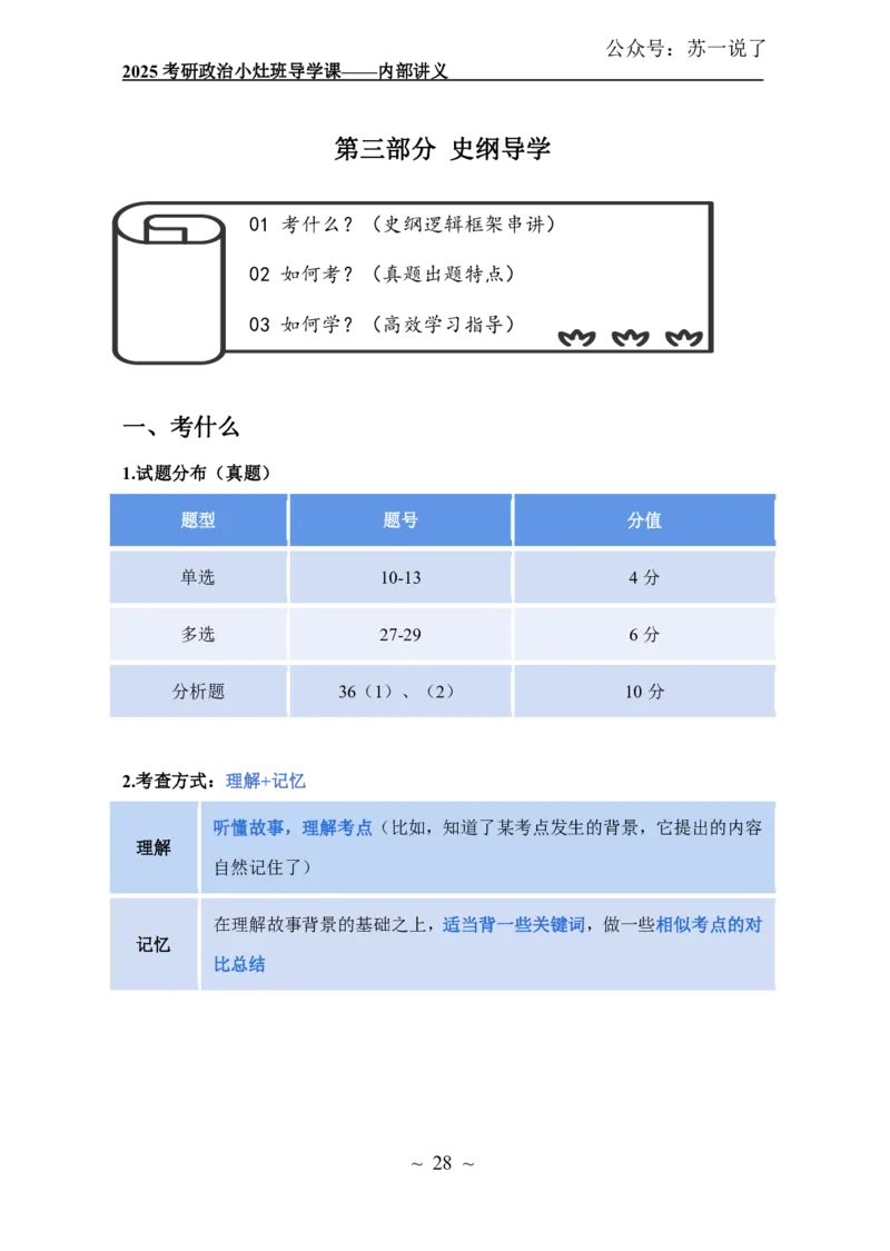 2025政治导学讲义：小灶班_2026考公资料_（49）政治理论合集_政治理论合集_2025考研政治_05.苏一_01.增值课程_01.全程托管班_00.讲义