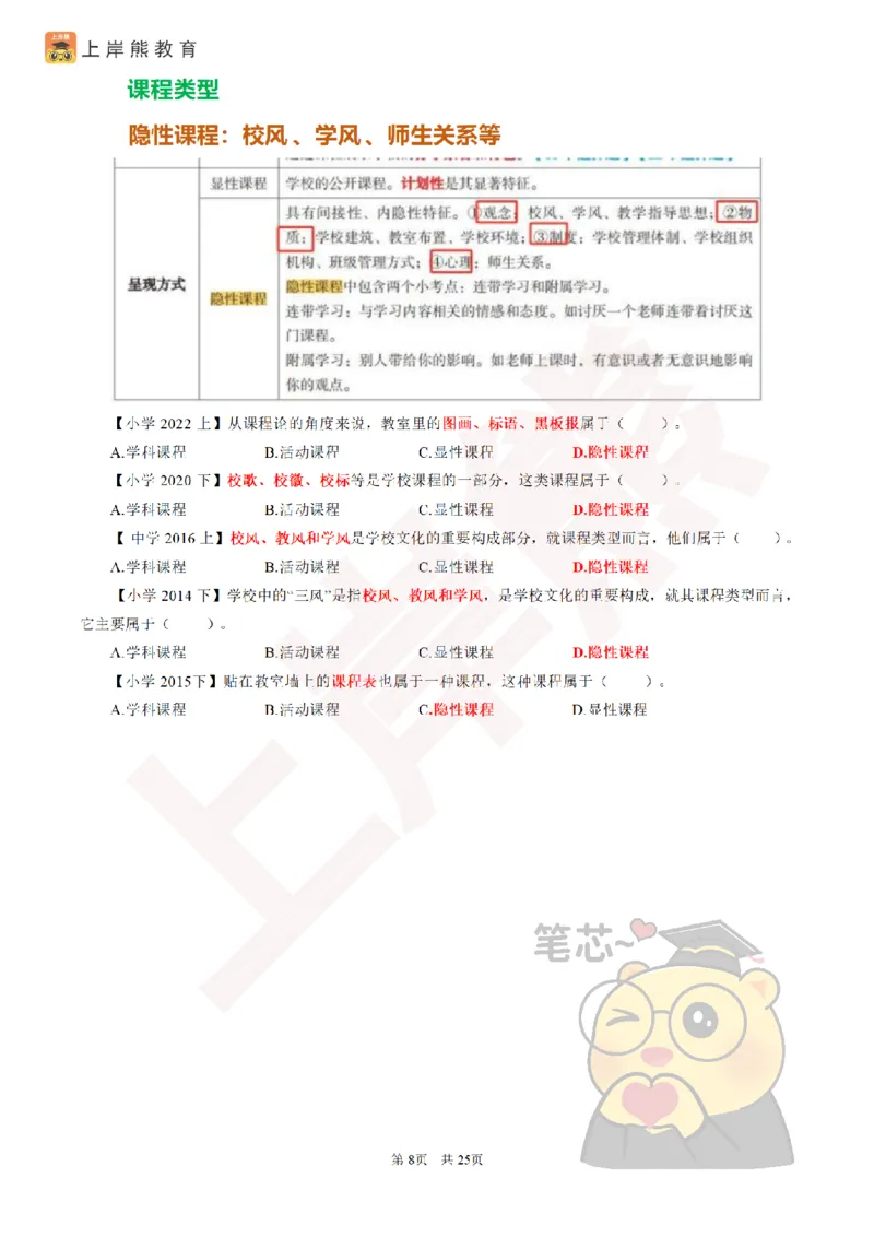 2025教资笔试选择题速记口诀25页_4-教培资料-26年最新资料-同步更新_初中高中教资_2025上中学教资笔试_062025上教资笔试考前冲刺汇总_05、上岸熊速记口诀