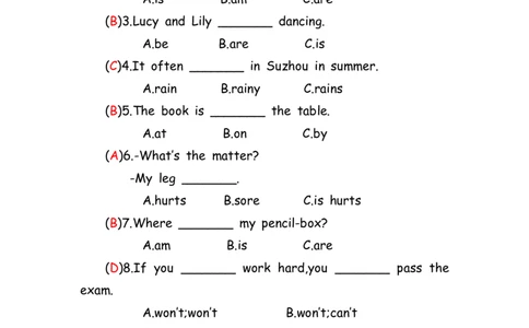 No.161语法专练一般现在时答案解析_初中英语语法_最全初中英语语法习题_No.161语法专练一般现在时