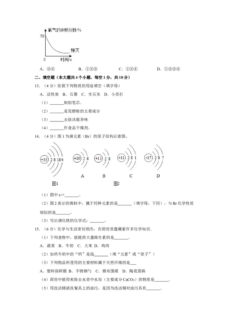 2015年辽宁省锦州市中考化学试题（空白卷）_中考真题_5.化学中考真题2015-2024年_地区卷_辽宁化学_辽宁化学_锦州化学17-22