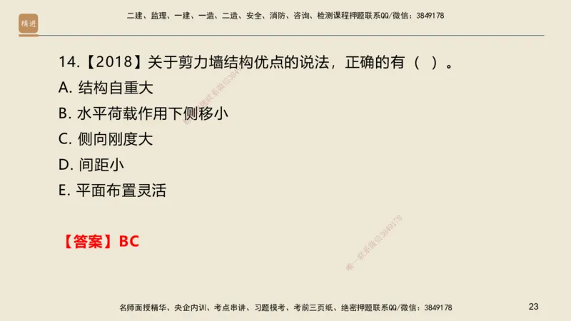 01.2025邱树建-选择速成-建筑实务1（带练）_2026年一级建造师_2026年一建建筑_2025年一建建筑SVIP_03-习题精析✿实战特训✿模考通关_05-建筑《选择速成带练》邱树建HX_讲义