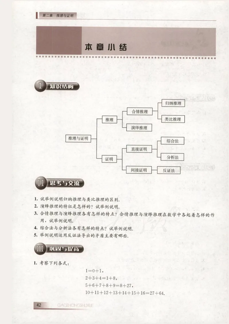 人教B版高中数学选修1-2_4-教培资料-26年最新资料-同步更新_初中高中教资_03科三专项（进去保存报考的学科即可）_02科三专项（笔记真题思维导图教学设计版本二）