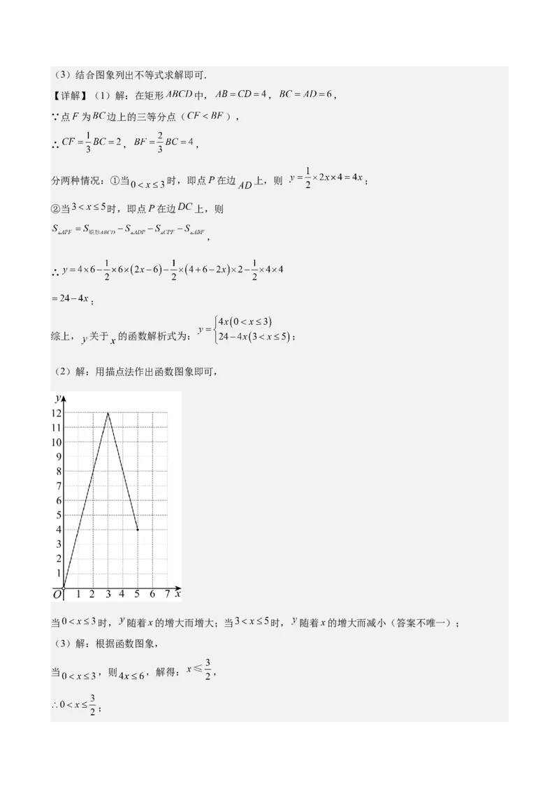 难点04坐标系与函数中的规律、图象、动点、面积问题（4大热考题型）解析版_2数学总复习_2025中考复习资料_2025年中考数学一轮知识梳理