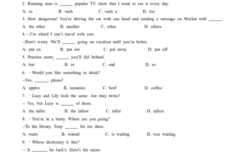 2015年中考真题精品解析英语（辽宁锦州卷）精编word版（原卷版）_中考真题_3.英语中考真题2015-2024年_2015年全国中考YINGYU144份_2015年中考真题精品解析英语（辽宁锦州卷）精编word版