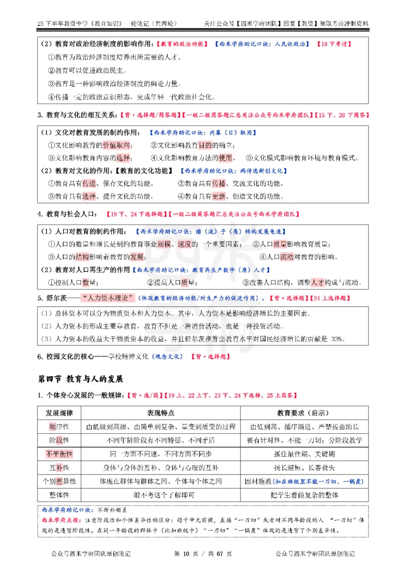 25下中学-教育知识与能力一轮笔记_4-教培资料-26年最新资料-同步更新_科一科二电子资料合集中小幼（笔记真题知识点汇总等）文件多，按需保存_各机构笔记合集（中小幼）推荐