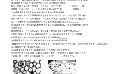 2016年威海市中考生物试题及答案_中考真题_8.生物中考真题2015-2024年_地区卷_山东省_山东威海生物12-20