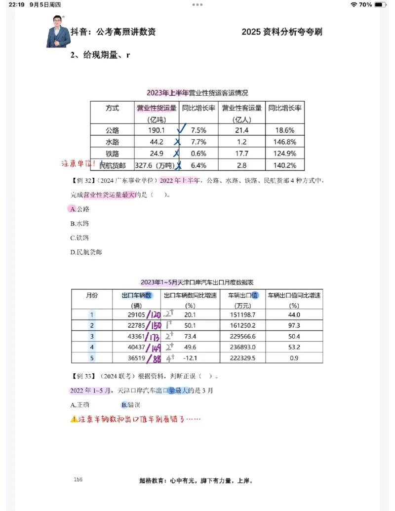 2025高照夸夸刷第六节笔记_2026考公资料_（06）高照_高照资料笔记合集_高照丨25资料分析夸夸刷听课笔记