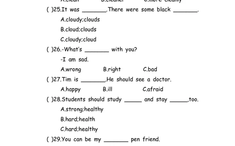 No.150语法专练形容词&副词_初中英语语法_最全初中英语语法习题_No.150语法专练形容词&副词