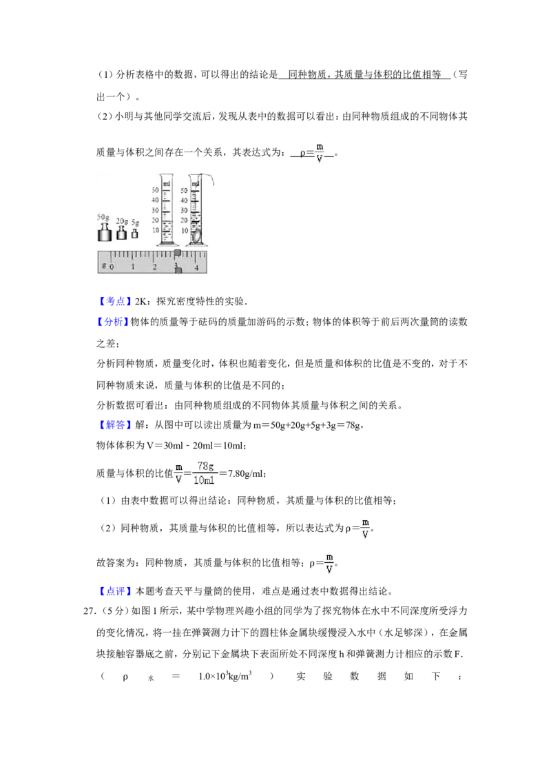 2014年青海省中考物理试卷解析版_中考真题_4.物理中考真题2015-2024年_地区卷_青海物理11-22
