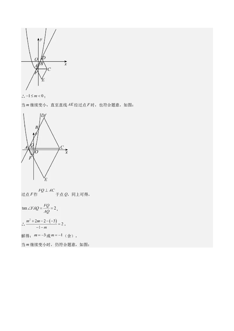 考前突破05二次函数性质综合题（2大必考题型）解析版_2数学总复习_2025中考复习资料_2025年中考数学一轮知识梳理_考前突破05二次函数性质综合题（2大必考题型）