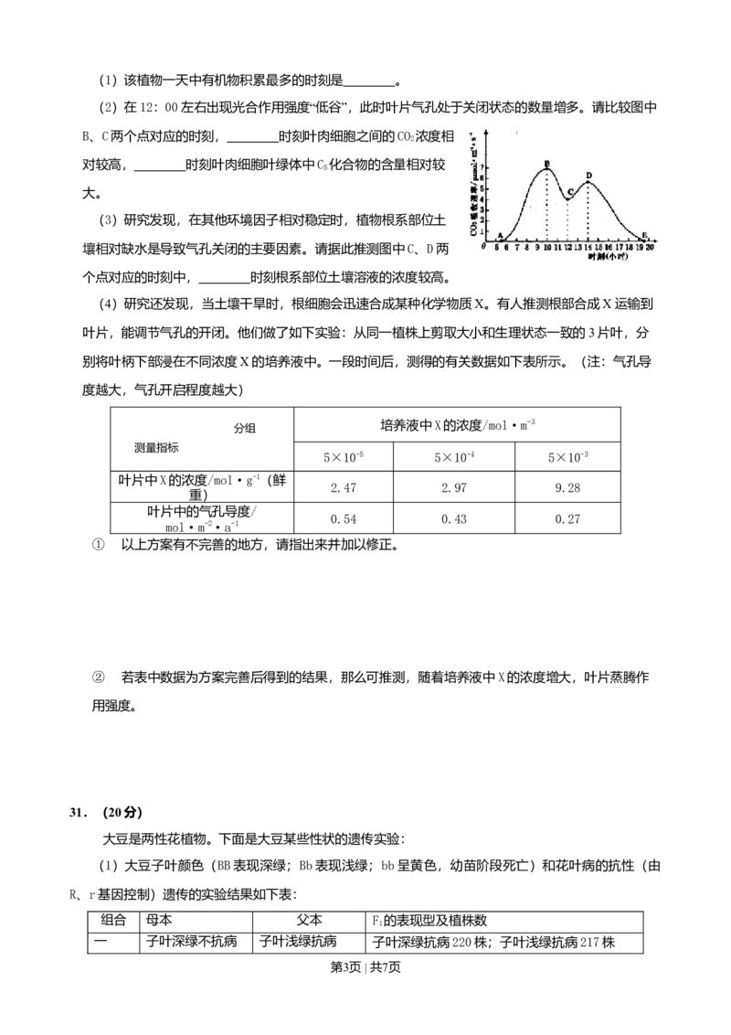 2009年高考生物试卷（四川）（解析卷）_1.高考2025全国各省真题+答案_01.2008-2024全国高考真题（按省份分类）_18.四川_2008-2024&middot;（四川）生物高考真题