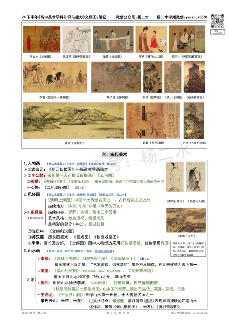 ①《高中美术》重点笔记❗️_4-教培资料-26年最新资料-同步更新_初中高中教资_03科三专项（进去保存报考的学科即可）_01科目三FB网课、三色速记手册、知识点导图等推荐