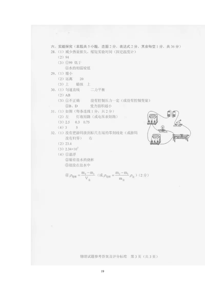 2013年辽宁省铁岭市中考物理试卷（含答案）_中考真题_4.物理中考真题2015-2024年_地区卷_辽宁物理_辽宁物理_铁岭物理16-22