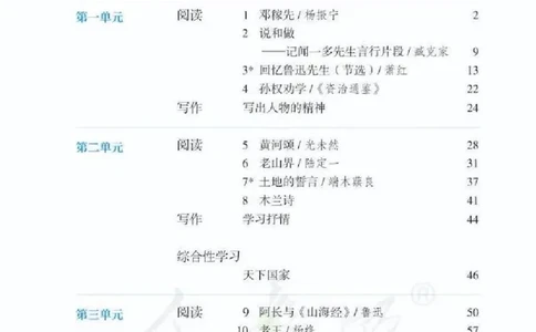 七年级下册语文五四制电子课本_4-教培资料-26年最新资料-同步更新_初中高中教资_03科三专项（进去保存报考的学科即可）_02科三专项（笔记真题思维导图教学设计版本二）