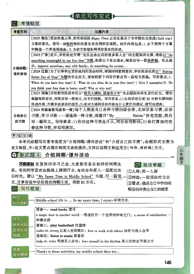 2026万唯名校高分作文英语pdf_2026万唯系列预习复习_2026版初中《万唯》中考名校模考高分作文（语文、英语）_2026版初中《万唯》中考名校高分作文（英语）