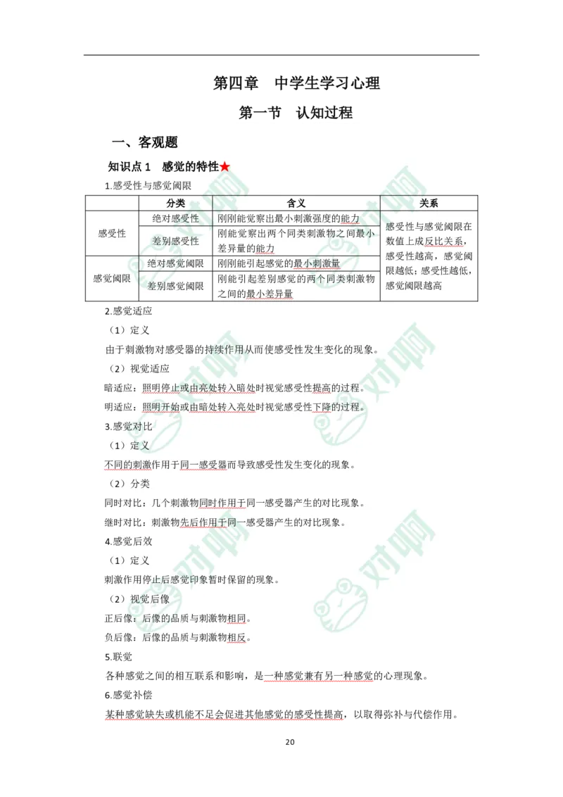 中学教育知识与能力考前必备知识点清单_4-教培资料-26年最新资料-同步更新_科一科二电子资料合集中小幼（笔记真题知识点汇总等）文件多，按需保存_高频考点专项