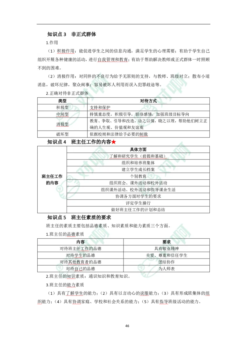 中学教育知识与能力考前必备知识点清单_4-教培资料-26年最新资料-同步更新_科一科二电子资料合集中小幼（笔记真题知识点汇总等）文件多，按需保存_高频考点专项