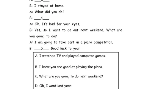 No.135情景交际专项练习题②_初中英语语法_最全初中英语语法习题_No.135情景交际专项练习题②