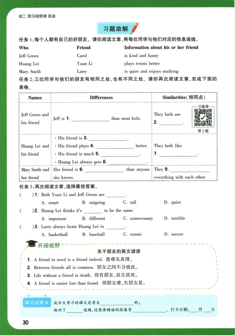 2025版《初二预习视频课》英语_2026万唯系列预习复习_2025版《万唯初中预习视频课》789年级上册多版本_2025版万唯初二预习视频课英语人教版上册