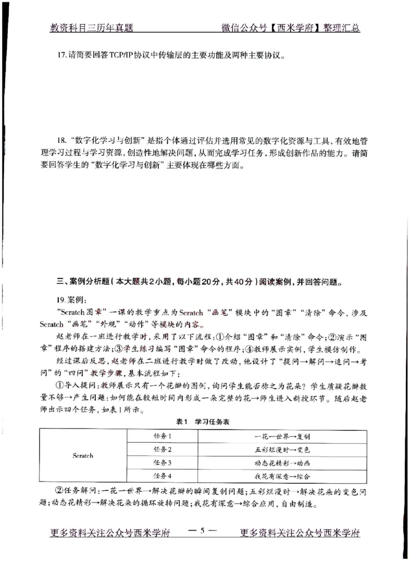 22年上-初中信息技术-真题及答案解析_4-教培资料-26年最新资料-同步更新_初中高中教资_03科三专项（进去保存报考的学科即可）_初中_初中信息技术通关资料包_2.真题历年真题
