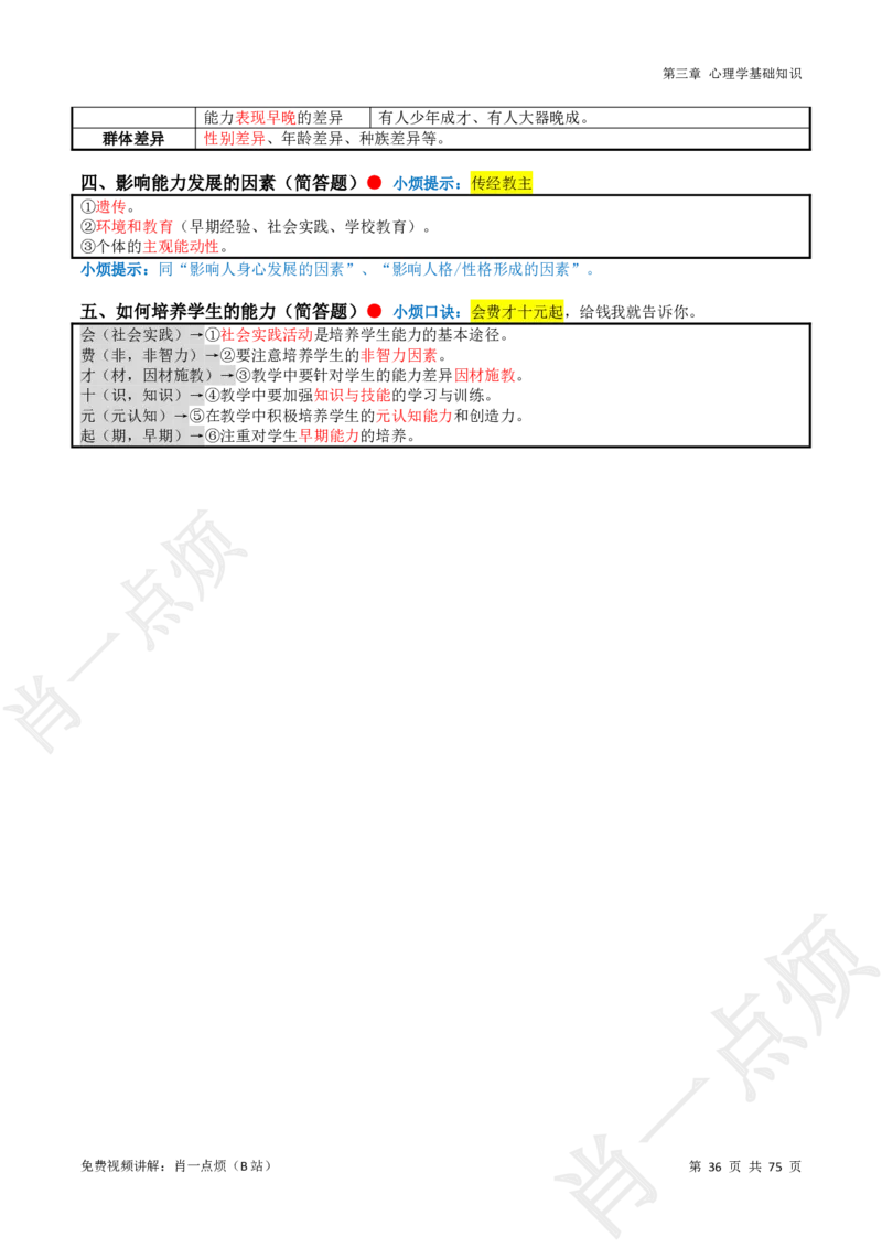 ①小学科二系统知识讲义-2025下肖一点烦_4-教培资料-26年最新资料-同步更新_小学教资_小学冲刺急救包_11.肖一点烦笔记+讲义_小学