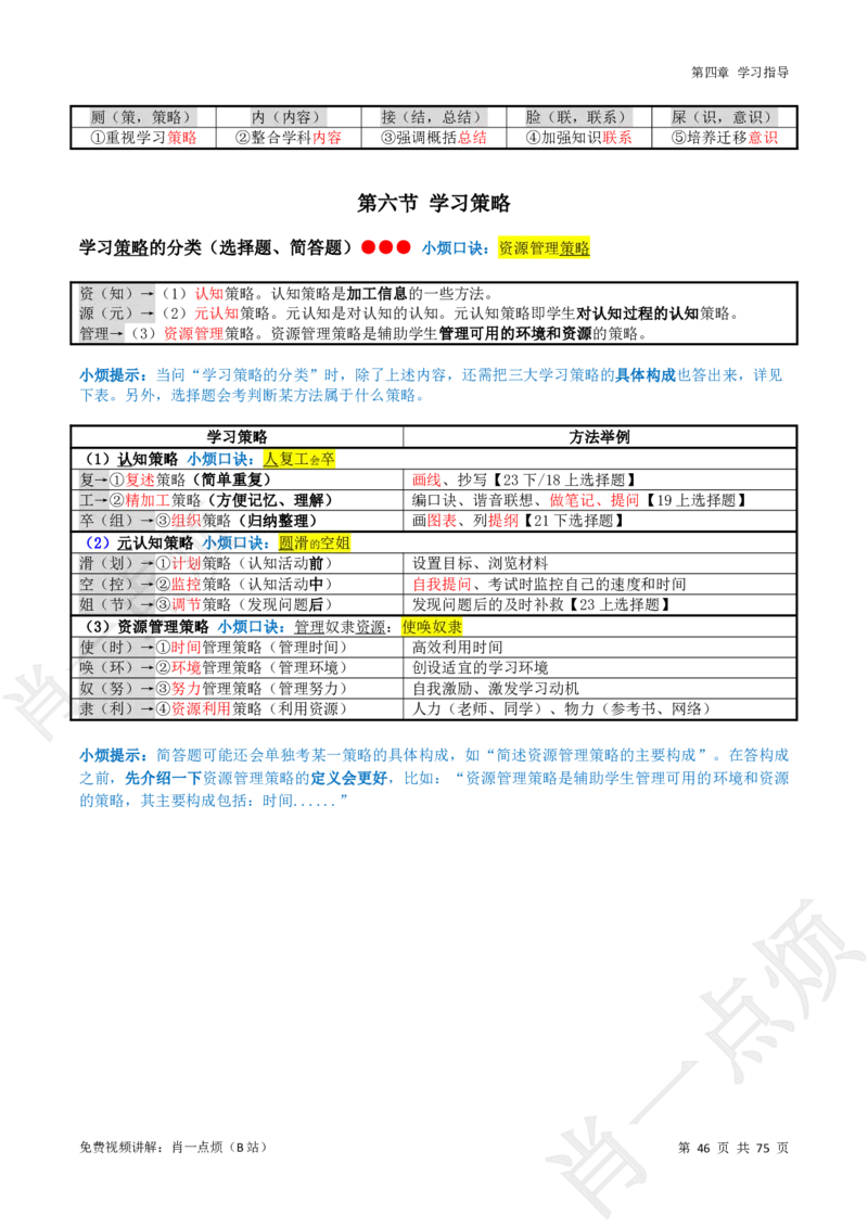 ①小学科二系统知识讲义-2025下肖一点烦_4-教培资料-26年最新资料-同步更新_小学教资_小学冲刺急救包_11.肖一点烦笔记+讲义_小学