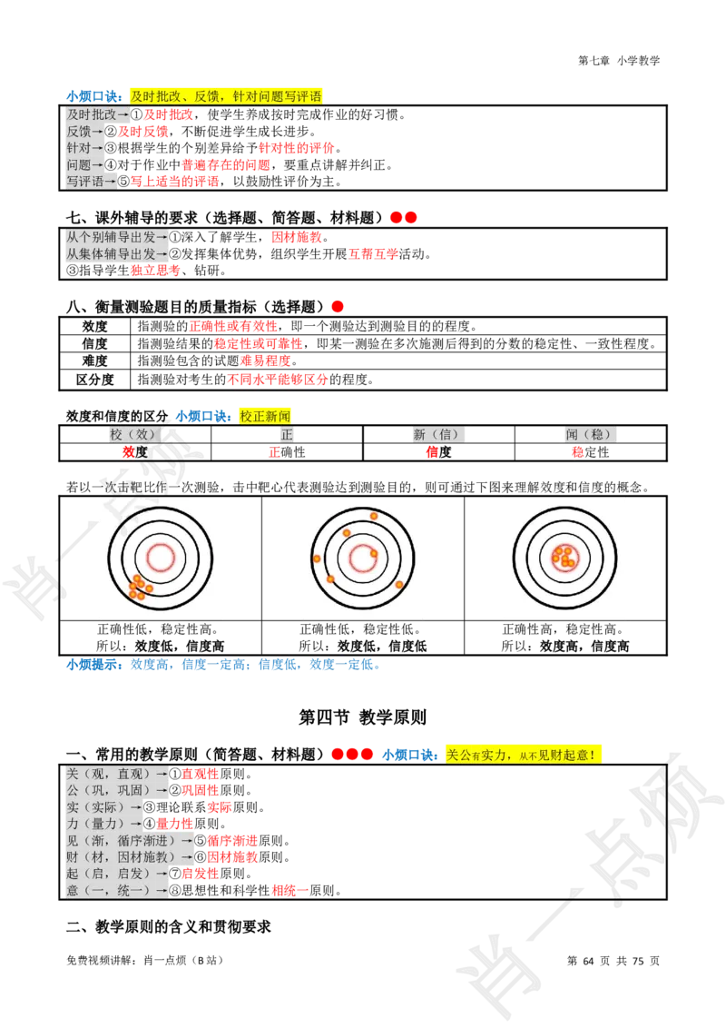 ①小学科二系统知识讲义-2025下肖一点烦_4-教培资料-26年最新资料-同步更新_小学教资_小学冲刺急救包_11.肖一点烦笔记+讲义_小学