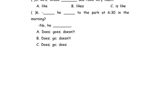 No.65四大时态混合练习题②_初中英语语法_最全初中英语语法习题_No.65四大时态混合练习题②