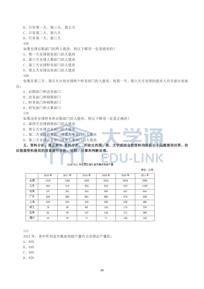 2023年国家公务员录用考试《行测》真题（行政执法卷）_2000-2025国考行测PDF