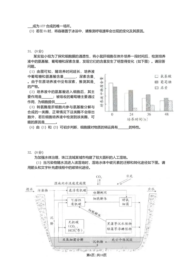2009年高考生物试卷（广东）（空白卷）_1.高考2025全国各省真题+答案_01.2008-2024全国高考真题（按省份分类）_4.广东_2008-2024&middot;（广东）生物高考真题