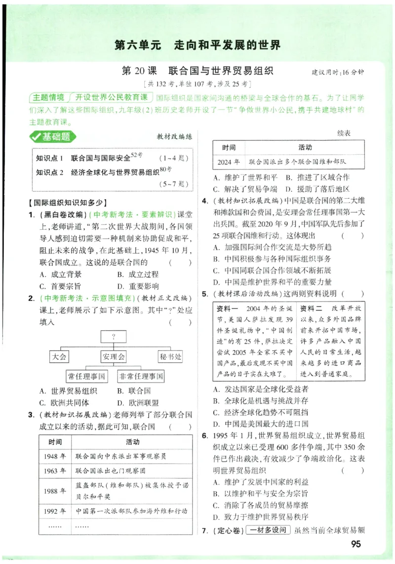 2026《初中历史情境题新考法》九年级全册_2026万唯系列预习复习_2026版初中《万唯情景题》与中考新考法9年级全册（历史）