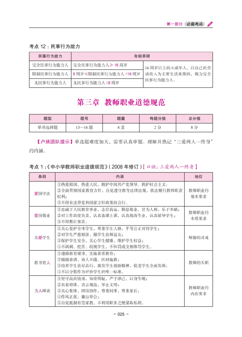 《教资笔试冲刺70分&middot;幼儿园综合素质》_4-教培资料-26年最新资料-同步更新_幼儿教资_幼儿冲刺急救包_5.L姨冲刺70分[急救班]_教资笔试L姨冲刺70-幼儿