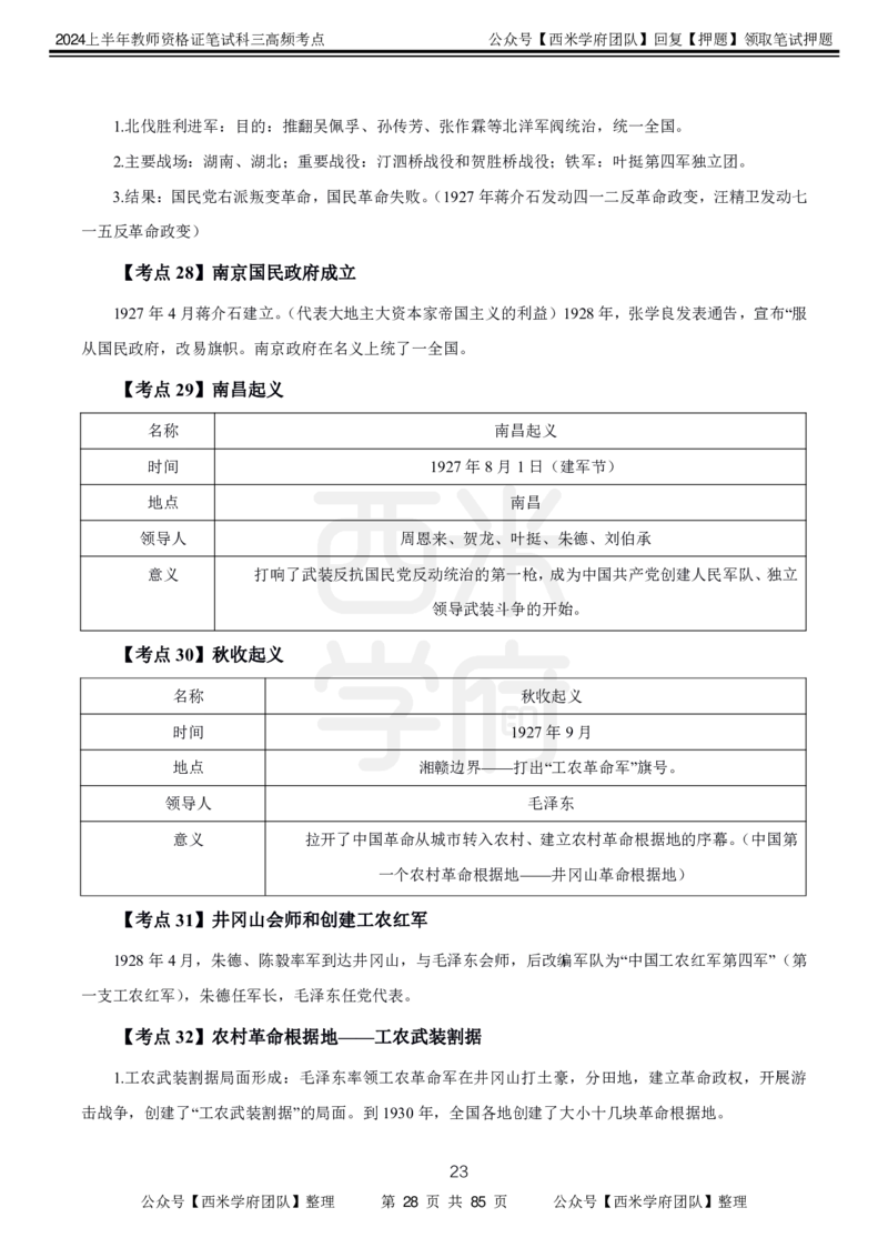 中学历史-高频考点_4-教培资料-26年最新资料-同步更新_初中高中教资_03科三专项（进去保存报考的学科即可）_01科目三FB网课、三色速记手册、知识点导图等推荐_初中