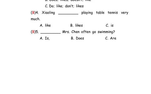 No.54一般现在时练习题②答案解析_初中英语语法_最全初中英语语法习题_No.54一般现在时练习题②