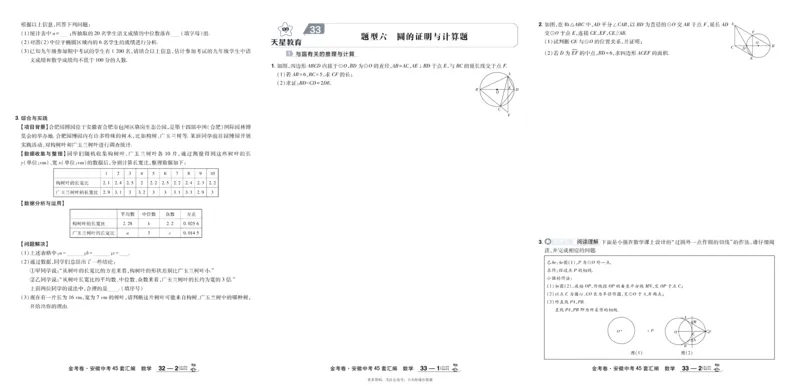 2026《中考数学45套》安徽_45套中招_2025《中考数学45套》安徽