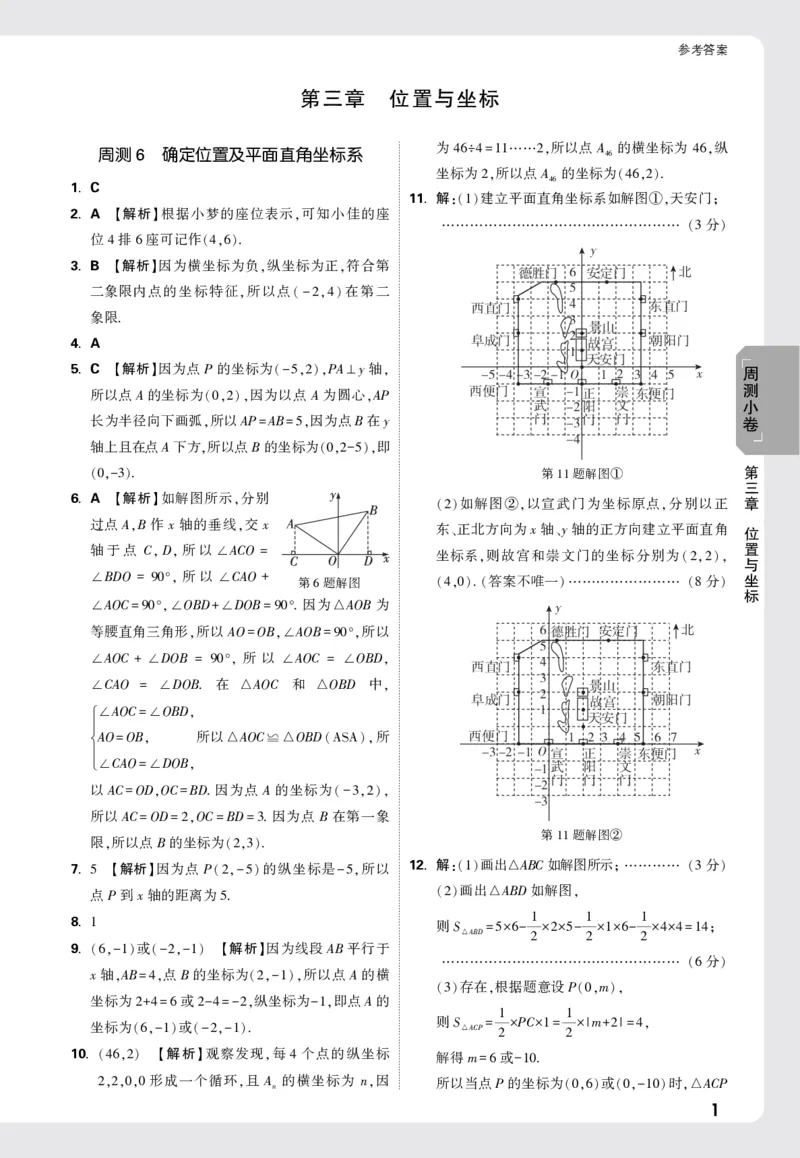 2026《万唯大小卷&bull;数学》8上周测小卷详解详析(BS)_2026万唯系列预习复习_2026版初中《万唯大小卷》8年级上册（全科多版本）_2026《万唯大小卷&bull;数学》8上(BS)