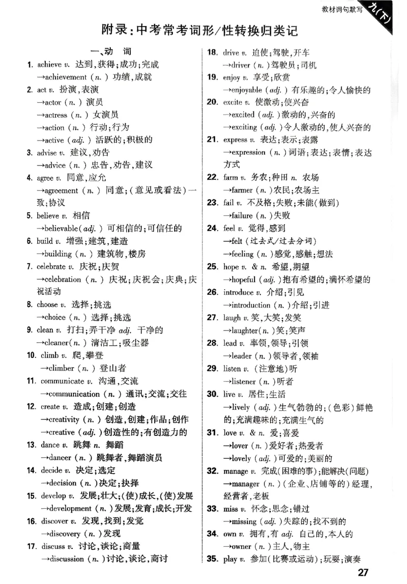 2026《万唯大小卷&bull;英语》9全教材词句默写(WY)_2026万唯系列预习复习_2026版初中《万唯大小卷》9年级全册（全科多版本）_2026《万唯大小卷&bull;英语》9全(WY)