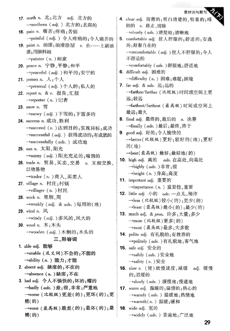 2026《万唯大小卷&bull;英语》9全教材词句默写(WY)_2026万唯系列预习复习_2026版初中《万唯大小卷》9年级全册（全科多版本）_2026《万唯大小卷&bull;英语》9全(WY)