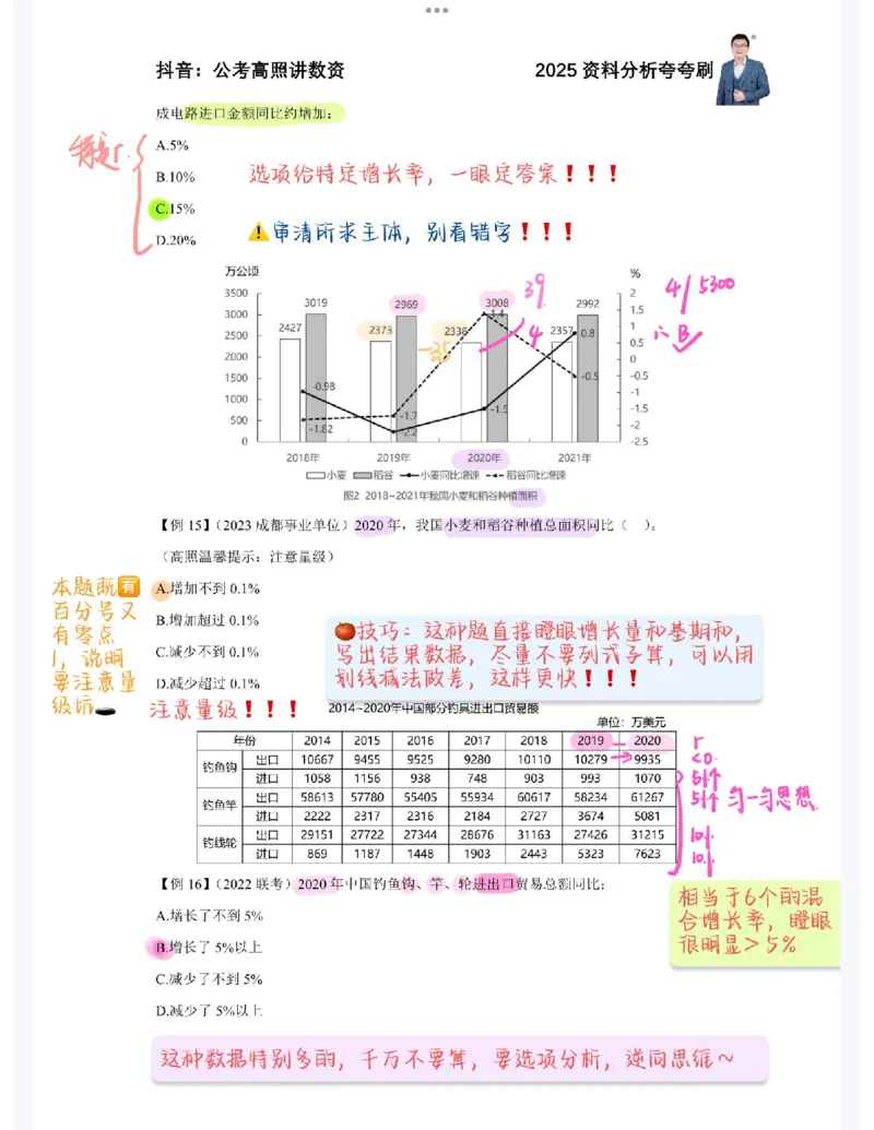 2025高照夸夸刷第一节笔记_2026考公资料_（06）高照_高照资料笔记合集_高照丨25资料分析夸夸刷听课笔记