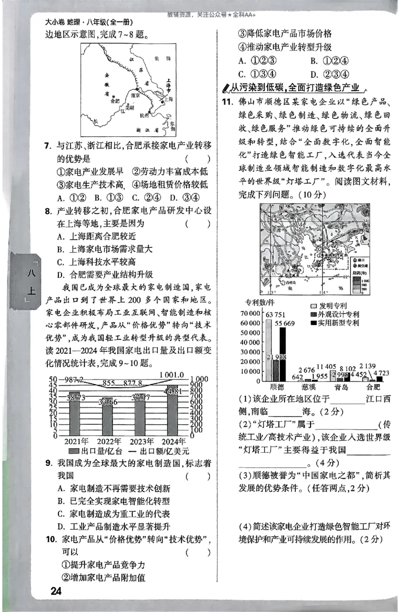 2026《万唯大小卷&bull;地理》8全周测小卷(RJ)_2026万唯系列预习复习_2026版初中《万唯大小卷》8年级上册（全科多版本）_2026《万唯大小卷&bull;地理》8全(RJ)